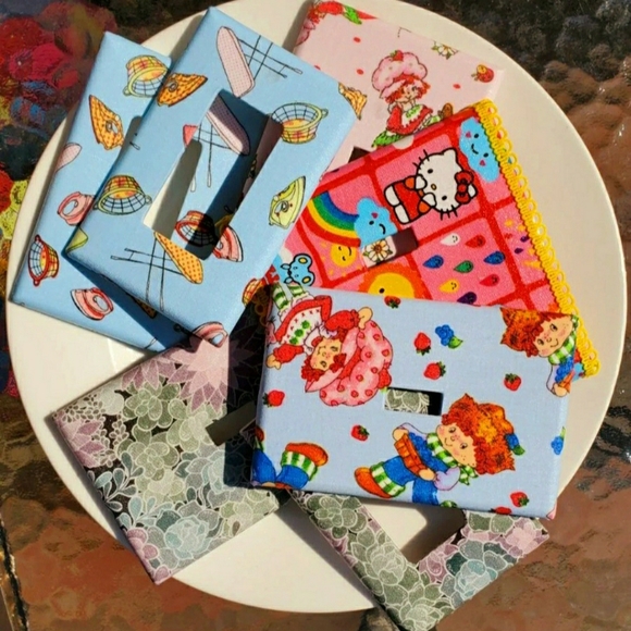 Mackenzie Childs Paper Decoupage in Switch Plates - Picture 6 of 8